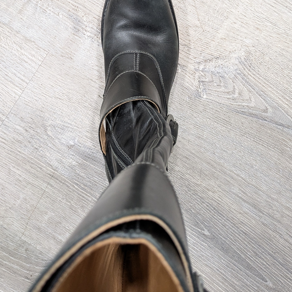 John Fluevog Black Riding Boots (Size 9, Fits More Like An 8.5) - Picture 9 of 12